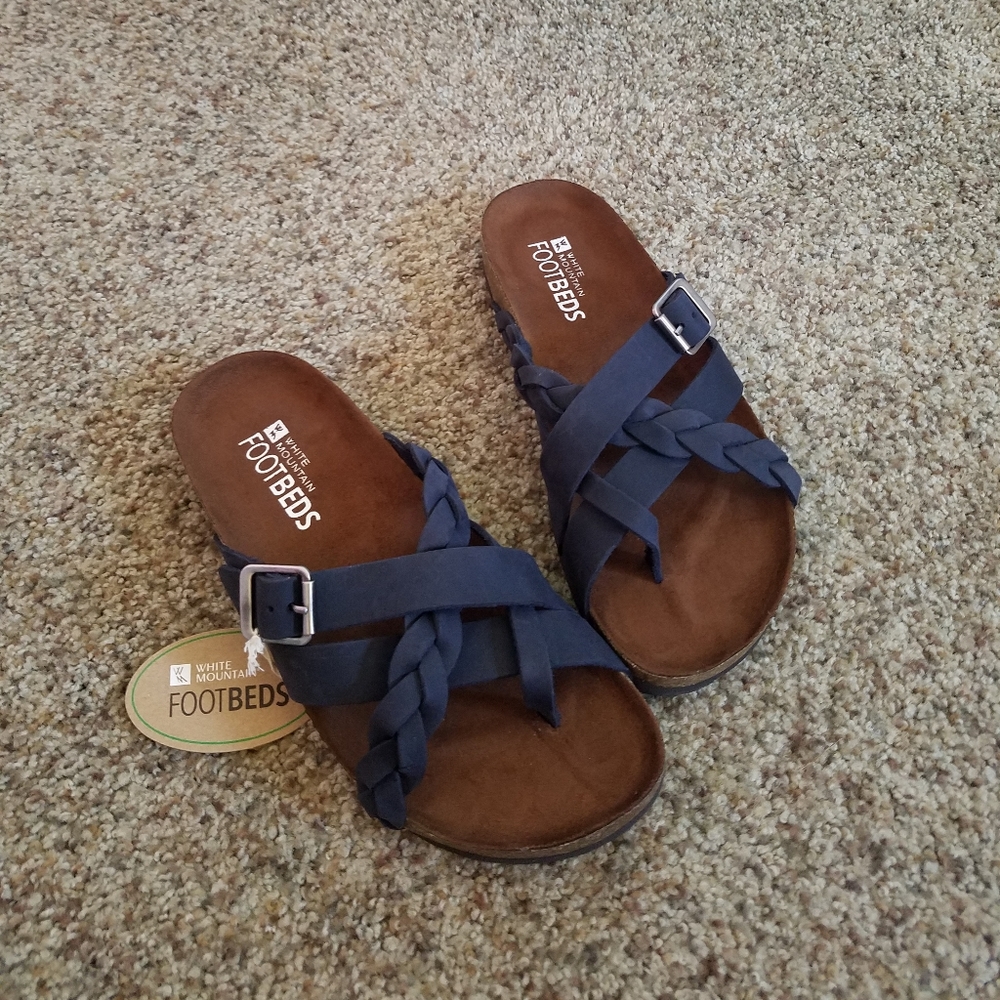 White mountain sandals